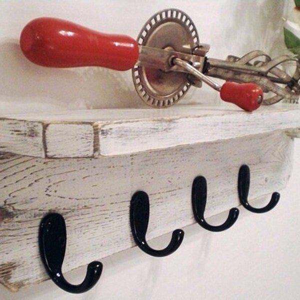 Shelf With Hooks Etsy