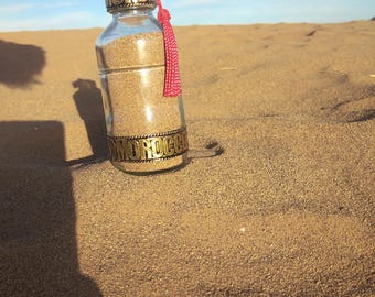 Fles woestijnzand Marokko