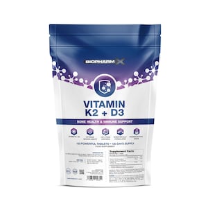 Vitamin D3 5000iu + Vitamin K2 100ug 120 Tablets - 4 Month Supply D3 Supplement
