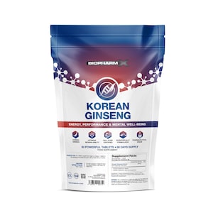 Korean Red Ginseng Extract Tablets Natural Herbal Supplement