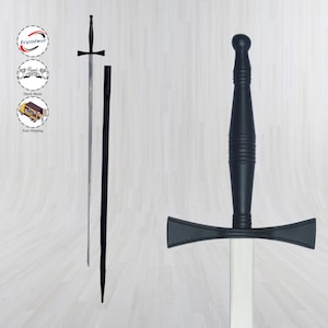 装飾用剣 シルバー刃 黒鞘 約120cm 黒鞘の剣 - Etsy 日本
