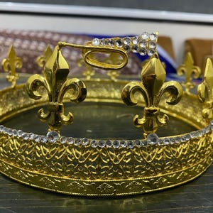 Heroines Of Jericho Crown New Style full head crown in gold tone