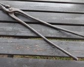 Antique French Extra Large Metal Tongs Pliers Tool Ironsmith Blacksmith Smith Smithy Forge Tools Industrial circa 1850-1900 39 s English Shop