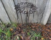 Vintage French cast iron plant pot stand pedestal foot vase table trivet display circa 1960-70 39 s English Shop