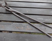 Antique French Extra Large Metal Tongs Pliers Tool Ironsmith Blacksmith Smith Smithy Forge Tools Industrial circa 1850-1900 39 s English Shop