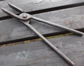 Vintage French Large Metal Tongs Pliers Tool Ironsmith Blacksmith Smith Smithy Forge Tools Industrial circa 1950 39 s English Shop