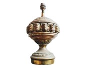 Vintage French Brass Desk Bedside Lounge Office Standing Writing Electric Pedestal Lamp Light Display Prop circa 1920-40 39 s English Shop