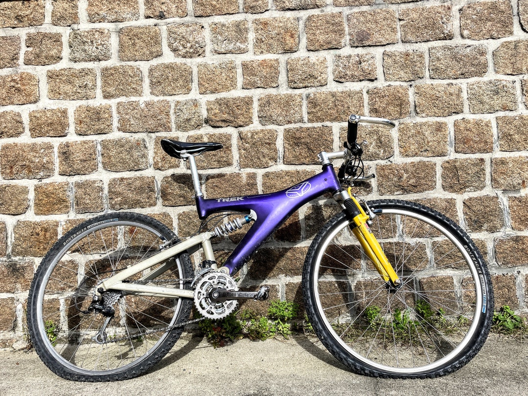 Vintage Trek Y11 Full Suspension Mountain Bike for Repair Renovation as Pictured Cycle Cycling Classic Collector Circa 1990 s EVE Etsy