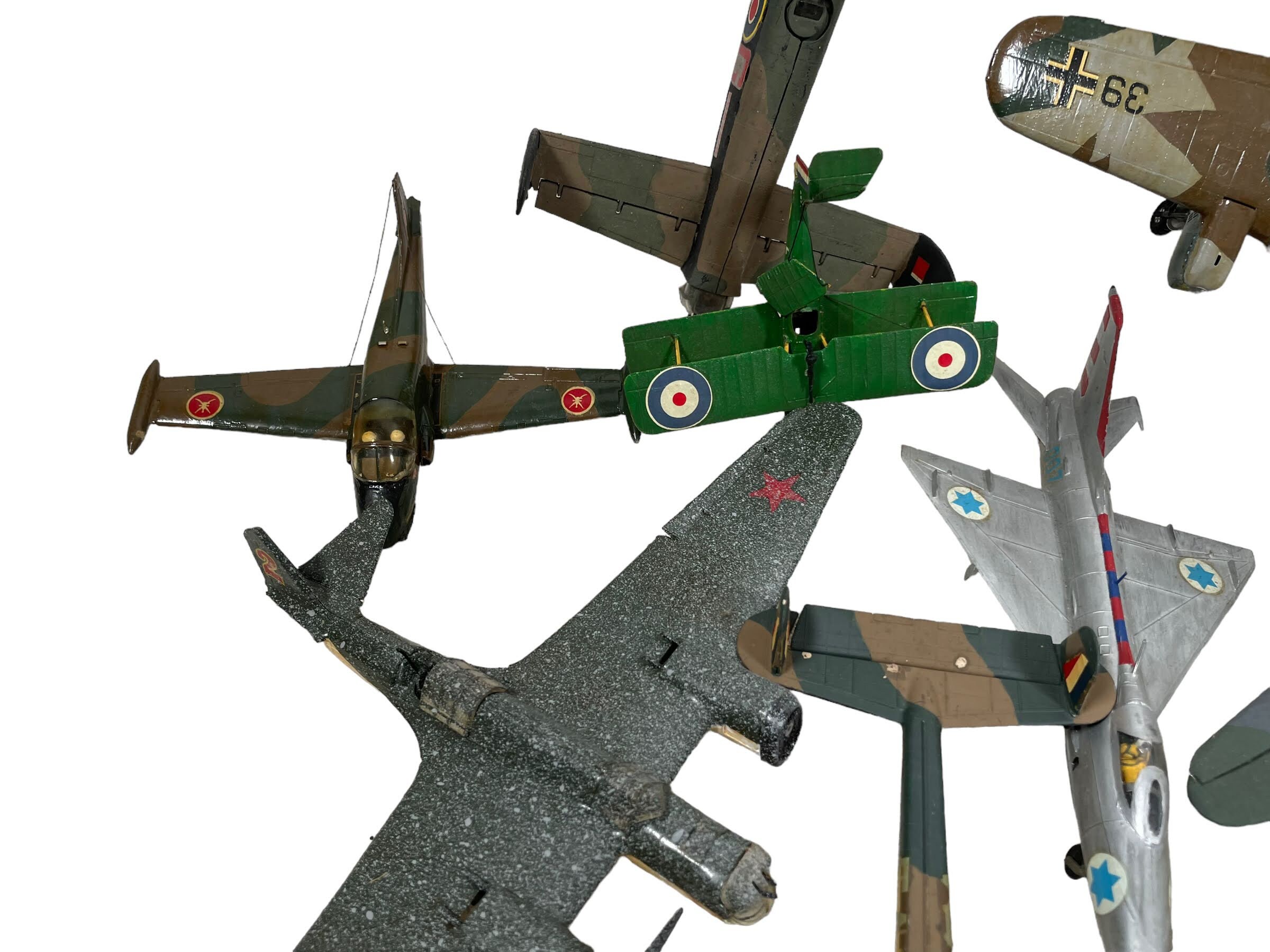Vintage Model Aeroplane Built Kits Kit Figurine Plastic Collection Job ...