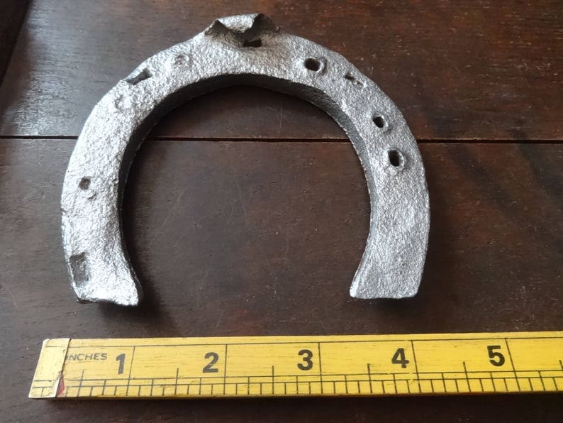 Vintage French Pewter Horse Shoe Cast Old Lucky Charm Doorway circa 1950-60/'s English Shop