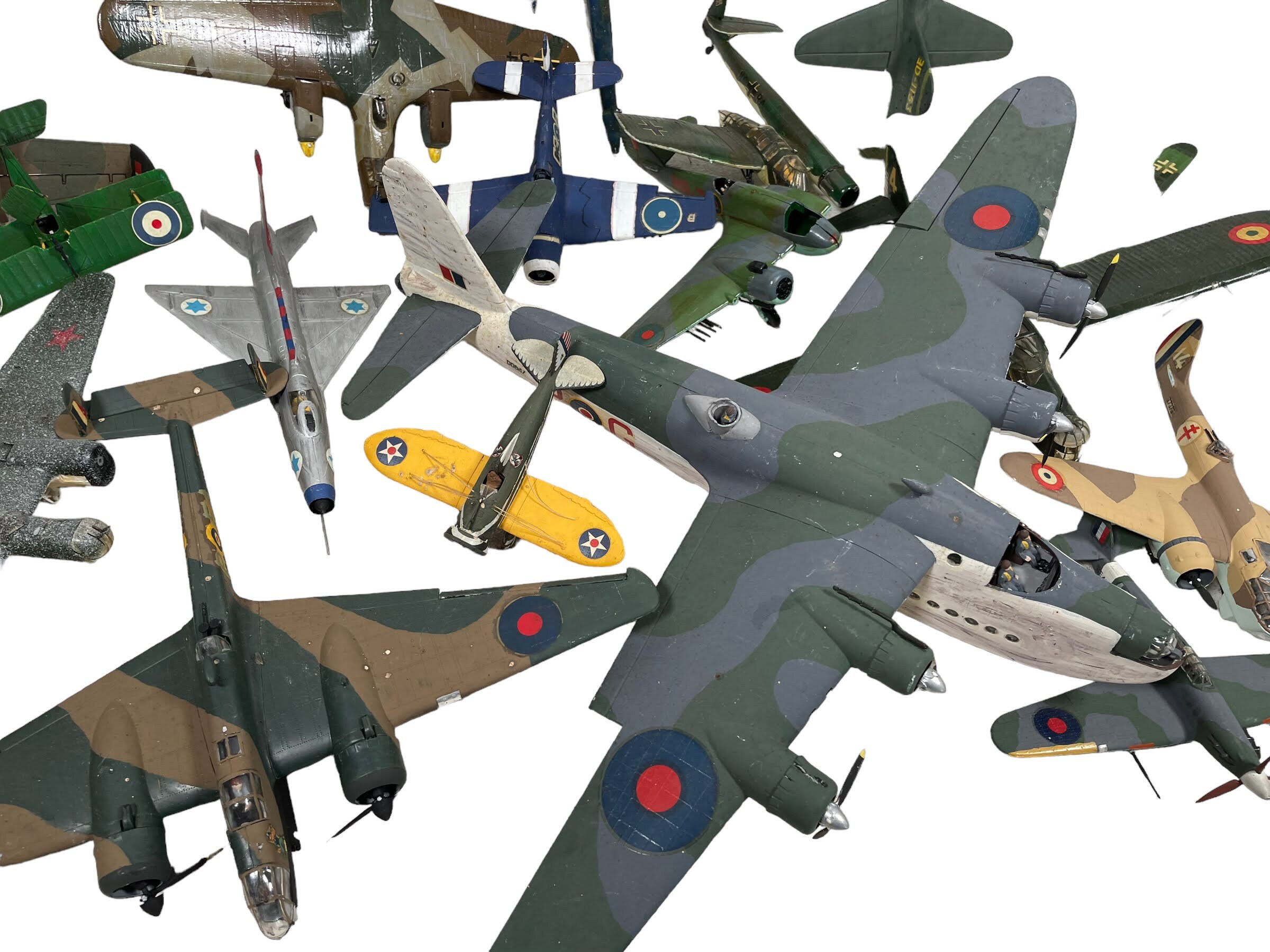 Vintage Model Aeroplane Built Kits Kit Figurine Plastic Collection Job ...