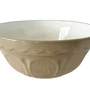 Vintage English Bread Dough Cake Mixing Bowl Kitchen Cooking Baking circa 1970-80&#39;s / EVE