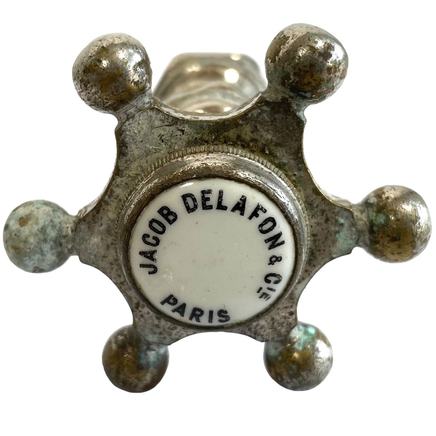 Vintage French Metal Kitchen Sink Bathroom Jacob Delafon Paris 