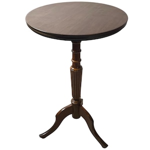 Vintage French Display Plinth Stand Table Wooden Wood Side Stand Shelf Tabouret c1970-80&#39;s / EVE