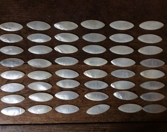Antique Chinese individual mother of pearl gaming gambling counter more available circa 1850-1900&#39;s / EVE of Europe