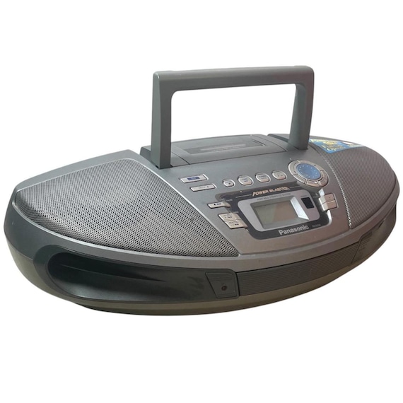 Vintage Malaysian Panasonic CD Cassette Player Stereo Portable