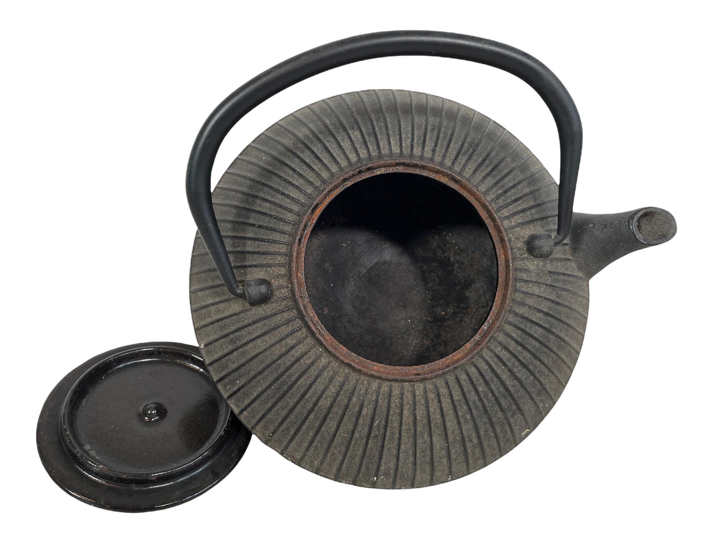 Vintage Japanese Metal Green Tea Teapot Kettle Ceremony Etsy