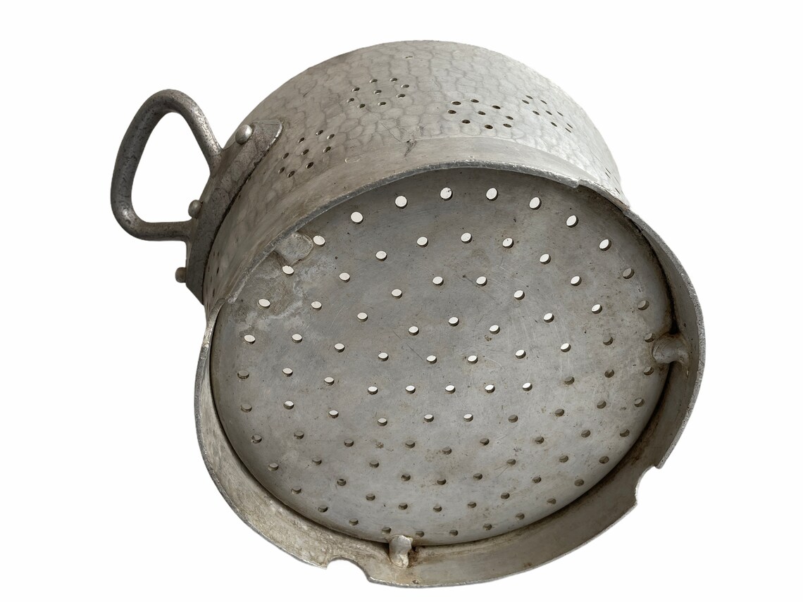 Vintage French Aluminium Sieve Jam Beer Cider Preserve Making Etsy