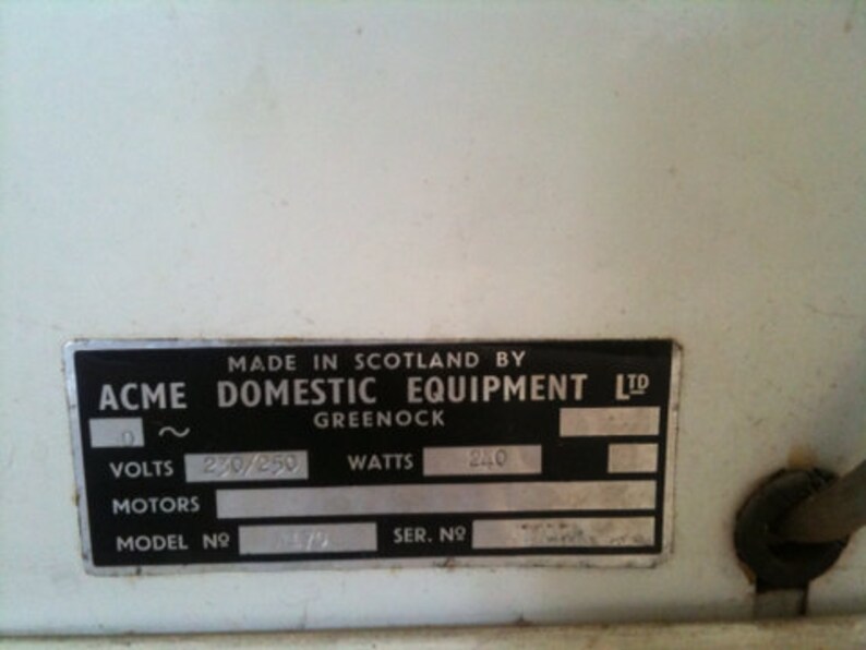 Vintage English Acme Spin Dryer Clothes Washing Laundry Drying image 3