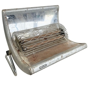 Vintage French Philips Electric Heater Burner Stove Francais Metal Heating Prop circa 1960-70's / EVE