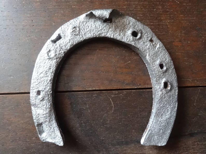 Vintage French Pewter Horse Shoe Cast Old Lucky Charm Doorway circa 1950-60/'s English Shop