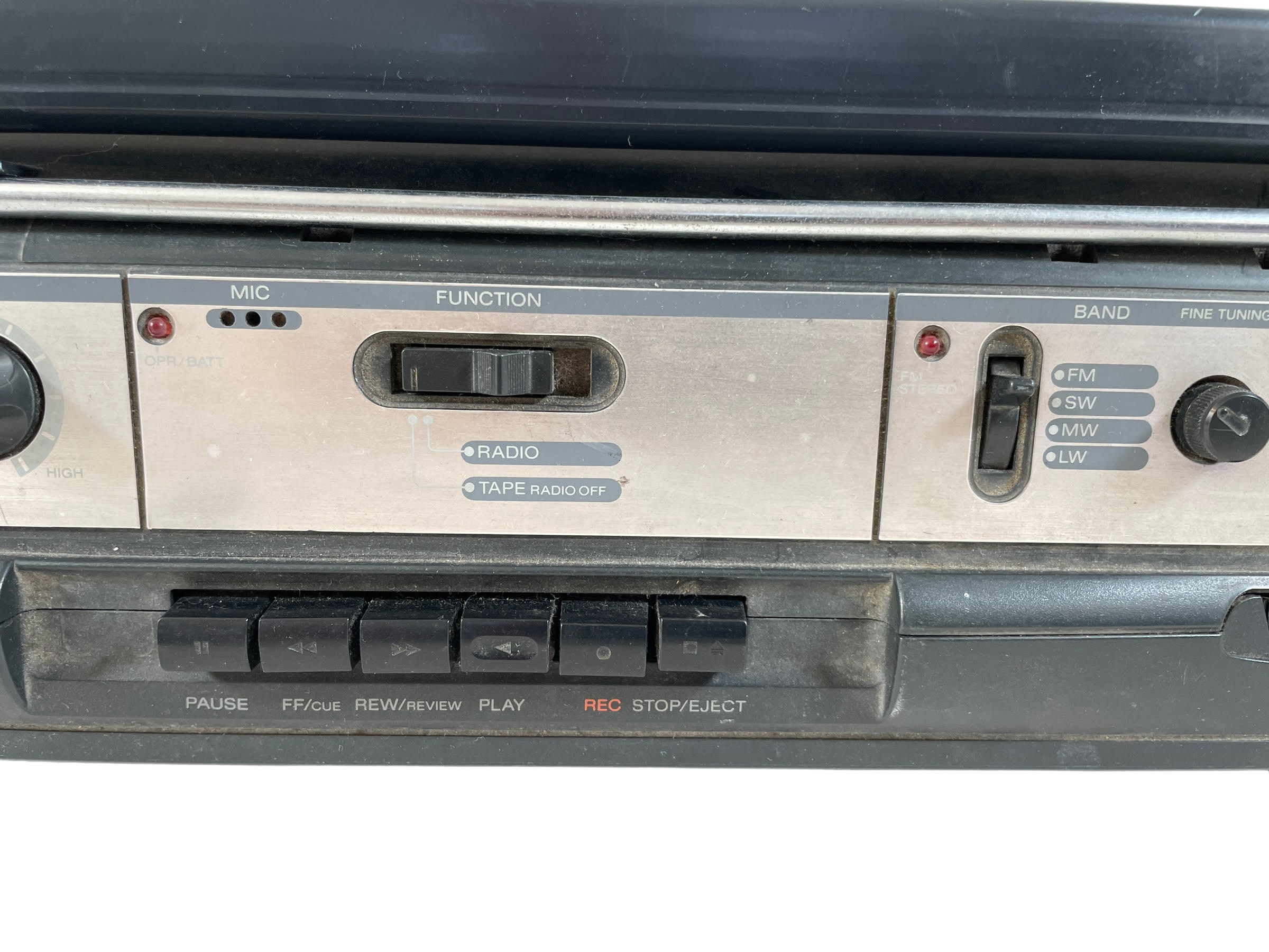 Vintage Sony Portable Radio Cassette CFS-201L Hi-Fi Batería Red circa  1980-90's / EVE -  México
