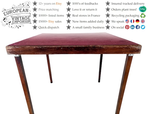 1940 folding on sale card table