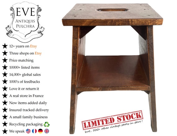Vintage lab stool sales