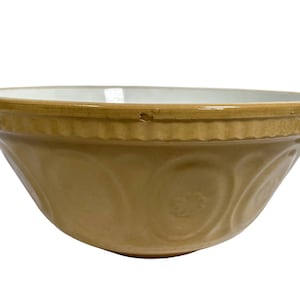 Vintage English Bread Dough Cake Mixing Bowl Kitchen Cooking Baking circa 1970-80&#39;s / EVE