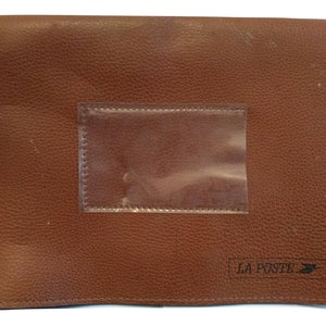 Recibo de tarjeta de dinero de correo postal francés antiguo de La Poste, billetera grande, monedero, exhibidor, accesorio de disfraz, década de 1980-90 / EVE of Europe