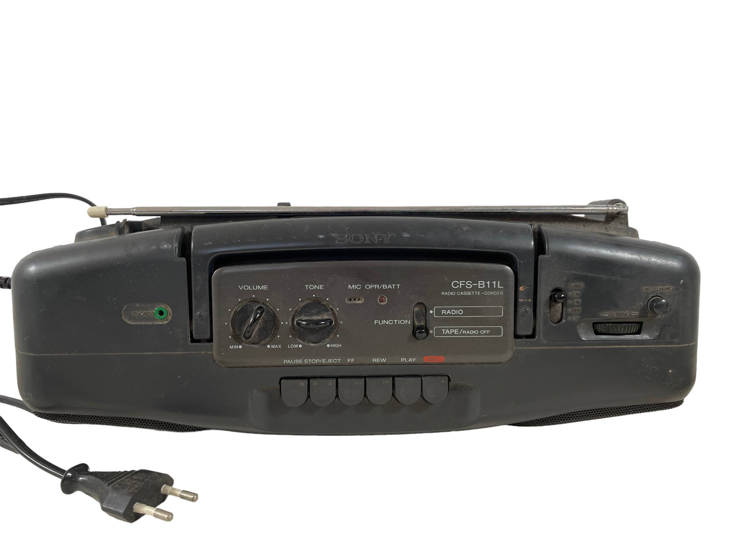 RADIO CASSETTE PORTABLE Sony CFS-DW30L Mega Bass Vintage 235604965620