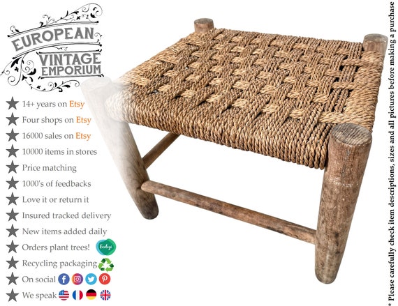 Raffia footstool deals