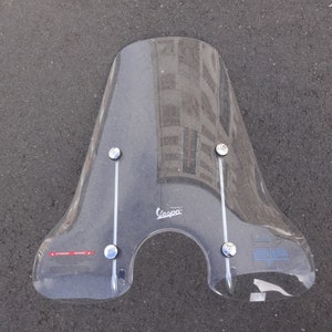 Pare-brise original vintage pour scooter Vespa, moto, cyclomoteur, y compris les accessoires, vers les années 1990 / EVE of Europe