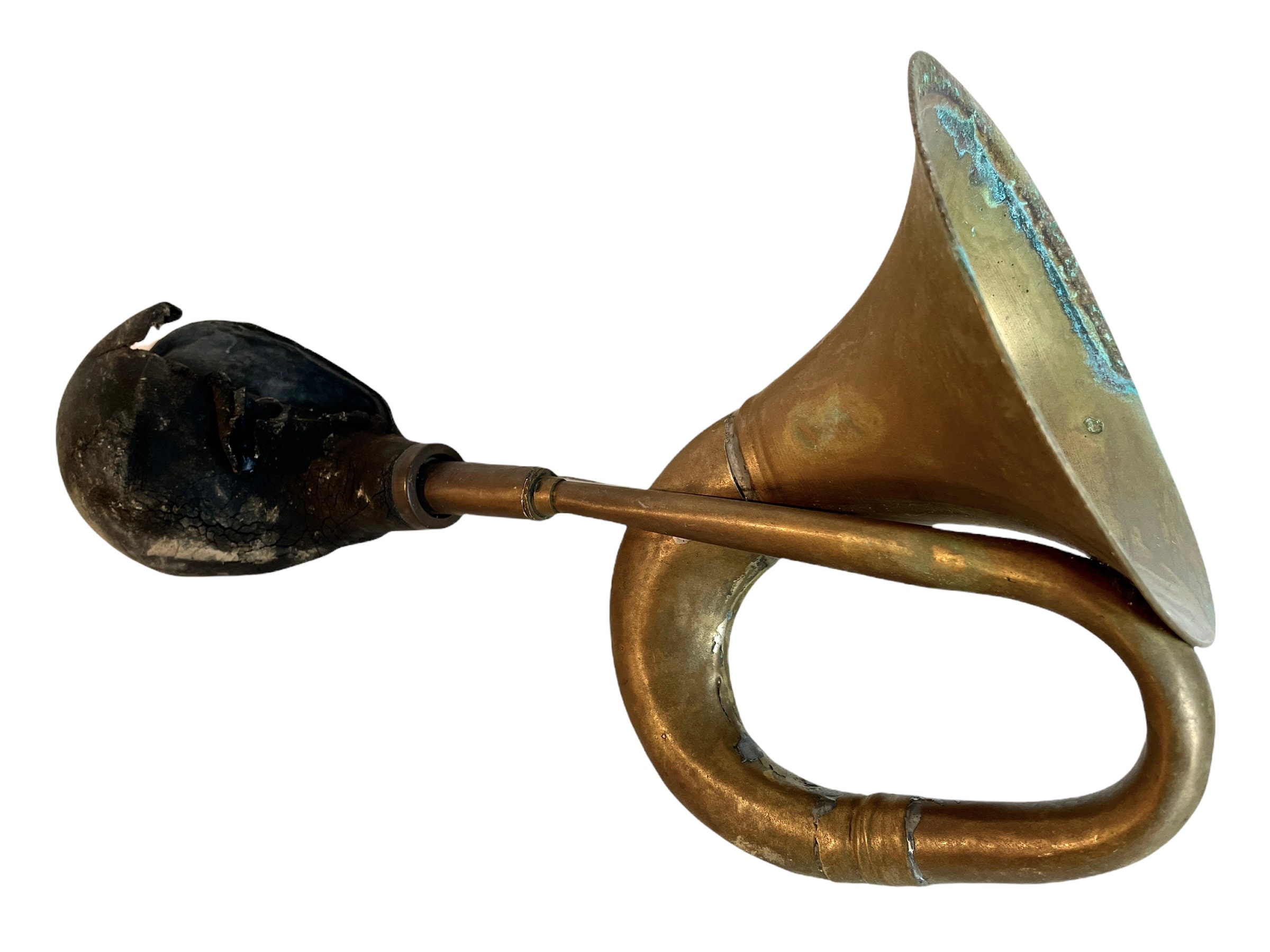 Vintage French Car Warning Brass Horn Alarm Musical Instrument