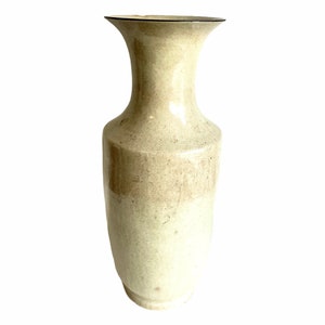 Antique Chinese Large Crackle Vase Heavy Damaged Decorative Vase Pot Decorative Design Broken Ceramic circa 1920-40&#39;s / English Shop