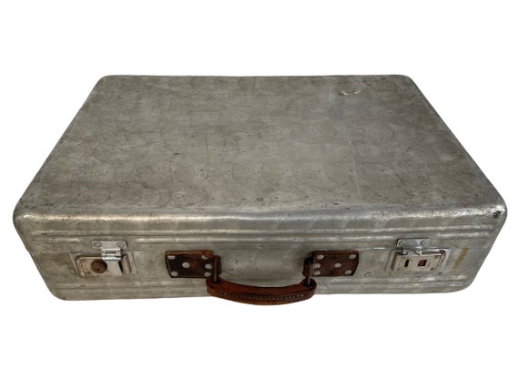 Metal Suitcase | Grey Travel Metal Suitcase | Grey Travel
