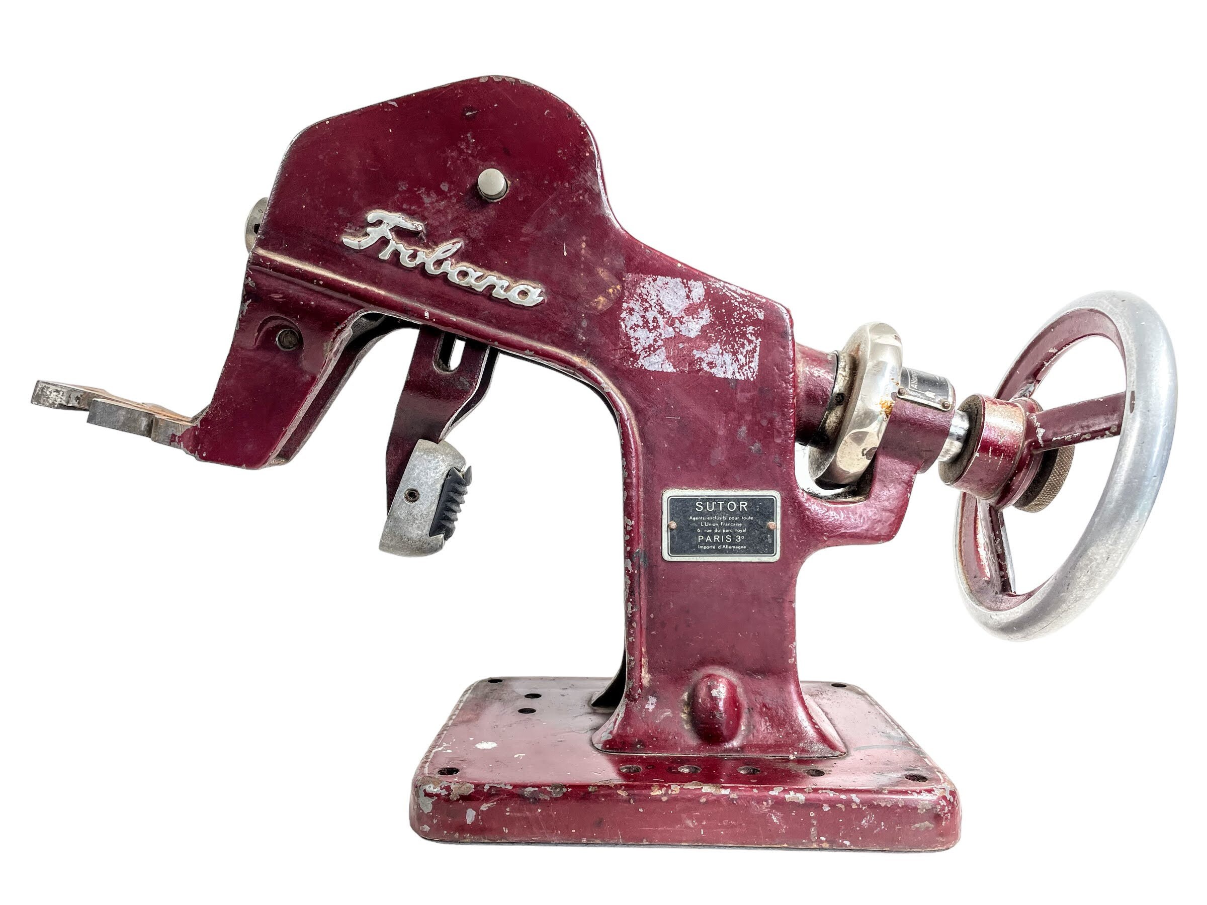Vintage Franse Parijs Frobara Sutor schoen boot uitrekken brancard schoenmaker machine industrieel decor display onderdelen reparaties c1950 60 s EVE Etsy Belgie