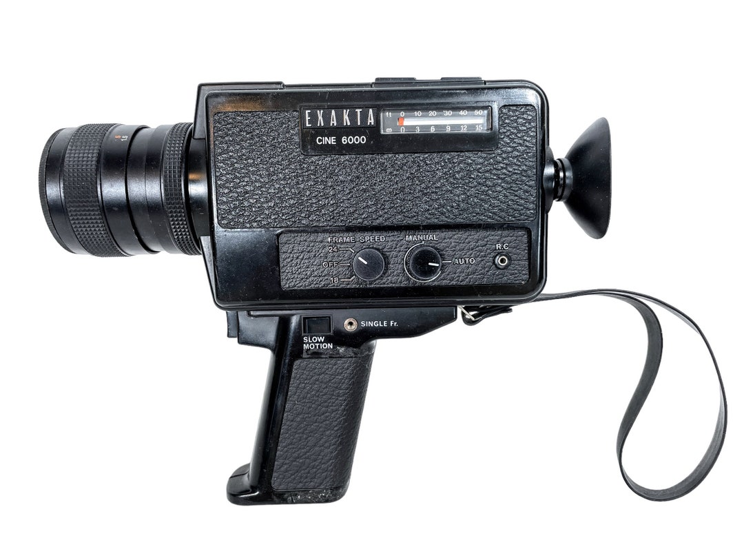 Vintage Japanese Exacta Cine 6000 Movie Camera Film Filming Vintage Japanese Exacta Cine 6000 Movie Camera Film Filming