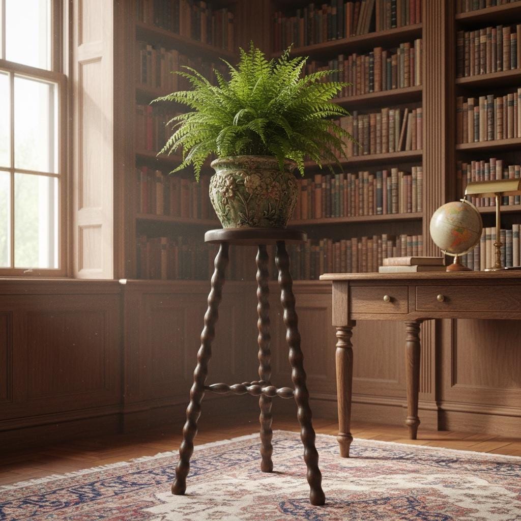 Vintage Bobbin Leg Table - Etsy