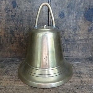 ヴィンテージ フランス製 真鍮 金属 電池式 ドアベル ドアベル アラーム リンガー ショップ 古い 1920-30 年代頃 / EVE of Europe