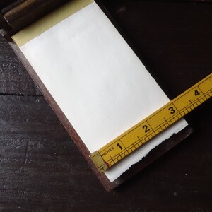 Vintage Hondurian Wooden Notepad Cover Book and Memo Writing Note Pad ...