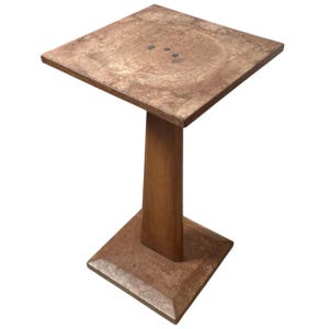 Vintage French Tall Table Plinth Stand Display Plant Pot Ornament c1940-50&#39;s / EVE