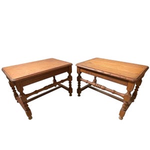 Vintage French Small Side Table Stand Shelf Plinth Tabouret Farmhouse c1960-70&#39;s / EVE