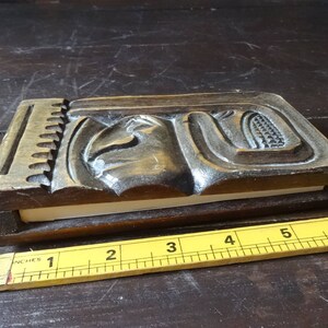 Vintage Hondurian Wooden Notepad Cover Book and Memo Writing Note Pad ...