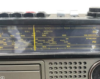Radio-cassette Continental Edison RC 5398 Vintage Années 80 - Pour Pièces Ou Restauration