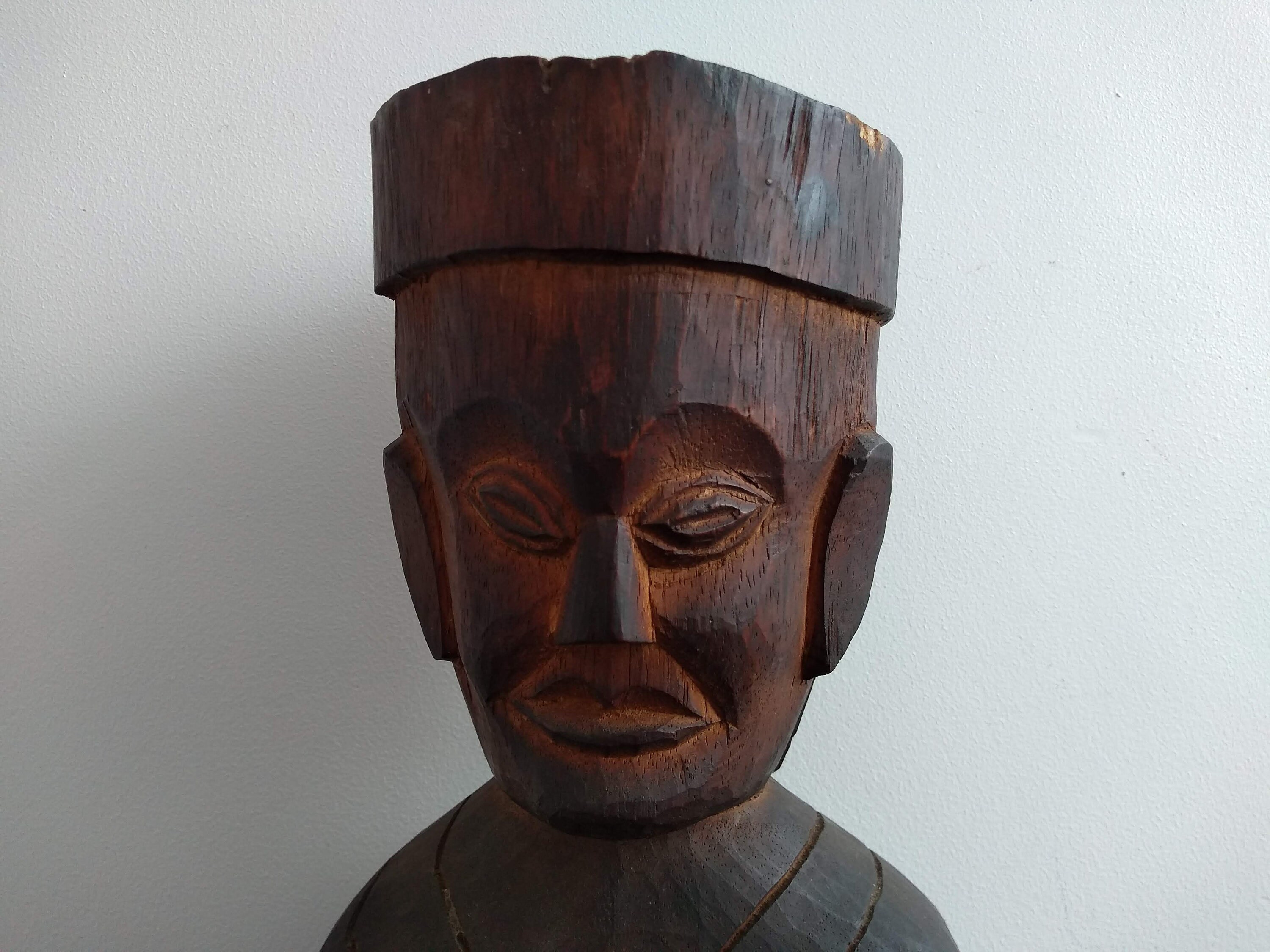 ヴィンテージ アジアン フィギュア 彫像 プリミティブアート