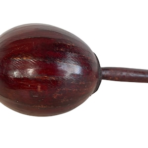 Vintage African Large Dried Fruit Vegetable Percussion Musical Instrument Maracas Shakers circa 1960-1970&#39;s / EVE