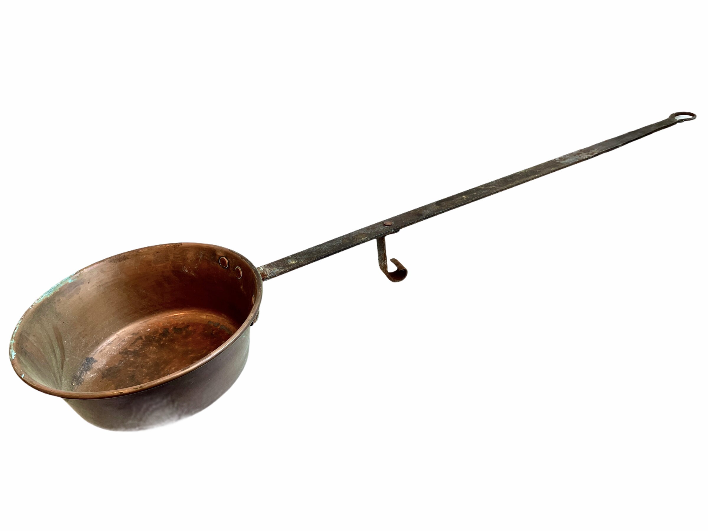 未使用保管品フランス製アンティーク小型の銅鍋