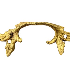 Antique French Drawer Pull Pulls Handles Brass Four Available Handle circa 1910-20's / EVE