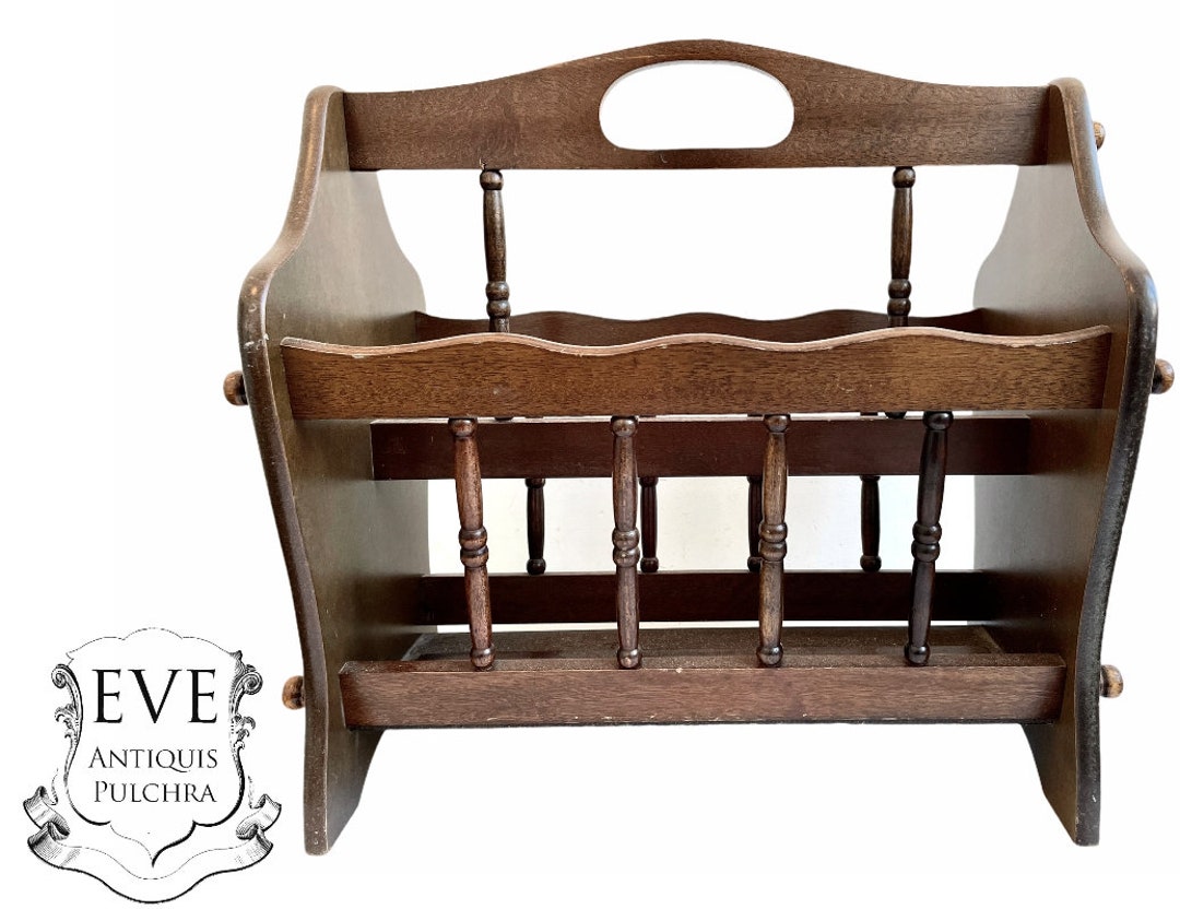 Vintage French Magazine Newspaper Rack Stand Store Staorage - Etsy